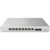 Meraki MS120-8 1G L2 Cloud Managed 8X GI - 8 Ports - Manageable - Gigabit Ethernet - 2 Layer Supported - Modular - 2 SFP Slots - 9 W Power Consumption - Twisted Pair, Optical Fiber - Wall Mountable, Desktop - Lifetime Limited Warranty