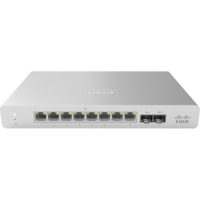 Commutateur Ethernet MS120 MS120-8LP 8 Ports Gérable - Gigabit Ethernet Meraki - 8 Ports - Gérable - Gigabit Ethernet - 2 Couche supportée - Modulaire - 2 Emplacements SFP - 88 W Consommation d'énergie - Paire torsadée, Fibre Optique - Fixation au mur, Bureau - À v