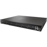 Cisco SG350XG-24F 24-Port 10G SFP+ Stackable Managed Switch - Manageable - 10 Gigabit Ethernet - 10GBase-X - Refurbished - 3 Layer Supported - Modular - Optical Fiber - 1U - Rack-mountable, Desktop