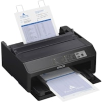 Epson FX-890II 9-pin Dot Matrix Printer - Monochrome - Energy Star - 738 cps Mono - 8.50" (215.90 mm), 6.50" (165.10 mm), 9.50" (241.30 mm) Width x 11" (279.40 mm), 3.60" (91.44 mm), 4.10" (104.14 mm) Length - USB - Parallel