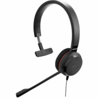 Jabra EVOLVE 20SE MS Mono - Mono - USB - Wired - 32 Ohm - 150 Hz to 7 kHz - Over-the-head - Monaural - Supra-aural - Noise Canceling