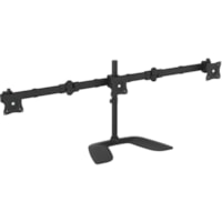 StarTech.com Triple Monitor Stand, Crossbar, Steel & Aluminum, For VESA Mount Monitors up to 27"(17.6lb/8kg), Monitor Stand, 3 Monitor Arm - Increase productivity and free up space by mounting three monitors to this desktop stand - Triple Monitor Stand - Works on VESA Mount compliant monitors incl A