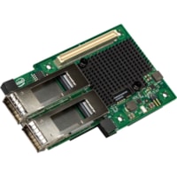 Intel Ethernet Server Adapter XL710 for OCP - PCI Express 3.0 x8 - 40 Gbit/s Data Transfer Rate - Intel XL710-BM2 - 2 Port(s) - Optical Fiber - OCP Bracket Height - 40GBase-CR4, 40GBase-SR4 - QSFP+ - Plug-in Card