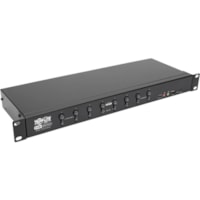 Boîtier de commutation KVM B024-DUA8-SL Tripp Lite by Eaton - 8 Ordinateur(s) - 1 Utilisateur(s) local - 2048 x 1536 - 11 x USB - 9 x DVI - 1 x VGA - 1U - Montable en rack