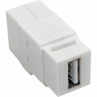 Adaptateur de transfert de données U060-000-KP-WH Tripp Lite by Eaton - Nickel Connecteur - Doré Contact - Blanc