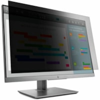 Targus 4Vu Privacy Screen for HP EliteDisplay E243i Clear - For 24" (609.60 mm) Widescreen LCD Monitor - 16:10 - Anti-glare 