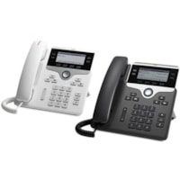 Cisco 7841 IP Phone - Refurbished - Corded - Corded - Wall Mountable, Tabletop  - 4 x Total Line - VoIP - 2 x Network (RJ-45) - PoE Ports