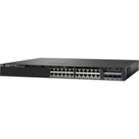 Cisco Catalyst 3650-24PDM-L Layer 3 Switch - 24 Ports - Manageable - Gigabit Ethernet, 10 Gigabit Ethernet - 10/100/1000Base-TX, 10GBase-X - Refurbished - 4 Layer Supported - Modular - 2 SFP Slots - Twisted Pair, Optical Fiber - 1U - Rack-mountable, Standalone