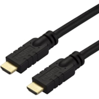 Câble vidéo 32,8 pi (10 m) HDMI - 1 chaque StarTech.com - 32,8 pi (10 m) HDMI Câble vidéo pour Téléviseur, Home Cinéma, Amplificateur, Périphérique audio/vidéo, Projecteur, Ordinateur Portable, Moniteur - 18 Gbit/s - Supports up to 