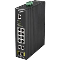 Commutateur Ethernet 12 Ports Gérable - Gigabit Ethernet - 1000Base-X, 10/100/1000Base-T D-Link - 12 Ports - Gérable - Gigabit Ethernet - 1000Base-X, 10/100/1000Base-T - 2 Couche supportée - Modulaire - 2 Emplacements SFP - Paire torsadée, Fibre Optique - PoE Ports - Mont