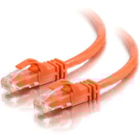 C2G Cat6 Cable - RJ-45 Male - RJ-45 Male - 7.62m - Orange