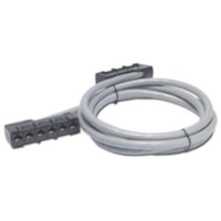 APC Cat5e CMR Data Distribution Cable - RJ-45 Female - RJ-45 Female - 5.79m - Gray