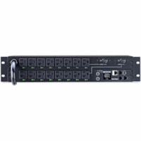 CyberPower Unité de distribution d'alimentation PDU41003 - Switched - NEMA L5-30P - 16 x NEMA 5-20R - 120 V AC - Réseasu (RJ-45) - 12 pi (3,66 m) Longueur de Cordon - 2U - Horizontal - Montable en rack, Fixation murale