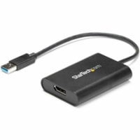 StarTech.com Adaptateur USB 3.0 vers DisplayPort 4K 30Hz - Carte graphique externe USB 3.0 vers DP 4K - 3840 x 2160 Pris en charge - Noir - 1 chaque