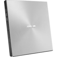 Asus ZenDrive SDRW-08U9M-U DVD-Writer - External - Silver - DVD-RAM/±R/±RW Support - 24x CD Read/24x CD Write/24x CD Rewrite - 8x DVD Read/8x DVD Write/8x DVD Rewrite - Double-layer Media Supported - USB 2.0 - Ultra Slim - BUS Powered