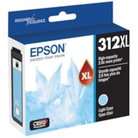 Epson Claria Photo HD T312XL Original Inkjet Ink Cartridge - Light Cyan Pack - Inkjet