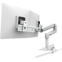 Ergotron Mounting Arm for LCD Display, LCD Monitor - White - 2 Display(s) Supported - 25" (635 mm) Screen Support - 22 lb (9979.03 g) Load Capacity - 75 x 75, 100 x 100