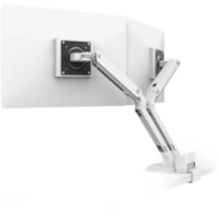 Ergotron Mounting Arm for Monitor, LCD Display - White - 2 Display(s) Supported - 24" Screen Support - 18.14 kg Load Capacity - 100 x 100, 75 x 75