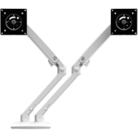 Ergotron Mounting Arm for Monitor, LCD Display - White - 2 Display(s) Supported - 24" Screen Support - 18.14 kg Load Capacity - 100 x 100, 75 x 75