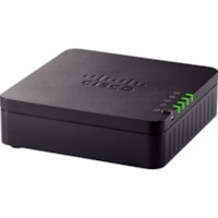 Cisco 2-Port Analog Telephone Adapter - 1 x RJ-45 - 2 x FXS - Fast Ethernet - Wall Mountable, Desktop