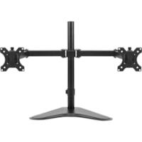 Fellowes Professional Series Dual Horizontal Monitor Arm - Up to 27" (685.80 mm) Screen Support - 17.60 lb (7983.23 g) Load Capacity - DepthFreestanding - Black