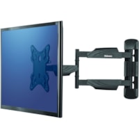 Fellowes - Fixation murale pour Moniteur, Téléviseur - Noir - 1 Écran(s) supportés - 55 po Support d'écran - 77 lb (34926,61 g) Capacité de charge