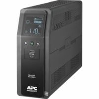 APC by Schneider Electric Back-UPS Pro BR BR1350MS 1350VA Tower UPS - Tower - 16 Hour Recharge - 3.30 Minute Stand-by - 120 V Input - 120 V AC Output - Sine Wave - 4 x NEMA 5-15R Surge, 6 x NEMA 5-15R Receptacle(s) - 10 x Battery/Surge Outlet