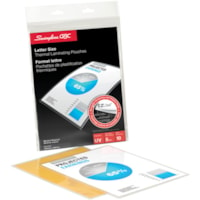 Pochette de plastification EZUse Swingline - Laminating Pouch/Sheet Size : épaisseur de 5 mil - Résistant aux UV - 10 / emballage