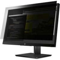 Targus 4Vu Privacy Screen for HP EliteDisplay E243 and HP Z24nf G2, Landscape Clear - For 23.8" Widescreen LCD Monitor - 16:9 - Silicon - Anti-glare 