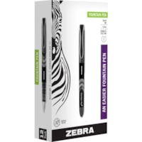 Stylo à plume Zebra Pen - 0,6 mm (0,02 po) Fin Pointe de stylo - Encre à base d'eau - 1 chaque