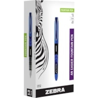 Zebra Pen Zensations Fountain Pens - 0.6 mm (0.02") Fine Pen Point - Water Based - 1 Each