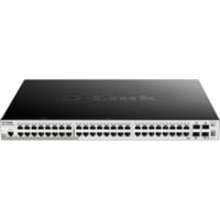 Commutateur Ethernet DGS-1510 DGS-1510-52X 48 Ports Gérable - Gigabit Ethernet, 10 Gigabit Ethernet - 10/100/1000Base-T, 10GBase-X D-Link - 48 Ports - Gérable - Gigabit Ethernet, 10 Gigabit Ethernet - 10/100/1000Base-T, 10GBase-X - 2 Couche supportée - Modulaire - Paire torsad&e