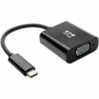 Câble vidéo U444-06N-VB-AM 6 po (152,40 mm) USB/VGA Tripp Lite series - 6 po (152,40 mm) USB/VGA Câble vidéo pour Smartphone, Chromebook, Projecteur, Appareil vidéo, Moniteur, Ordinateur Portable, Tablette, MacBook - 5 Gbit/s - Supports up to 1920 x 1200 - Nickel Con