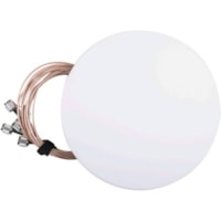 Meraki Antenne Downtilt Panel Omni - 3,7 dBi - Point d'accès sans fil, IntérieurMur/Pôle/Plafond/Encastré/Surface/Tube - Omnidirectionnelle - RP-TNC Connecteur