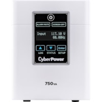 CyberPower M750L Medical Grade 750VA/600W UPS - Mini-tower - 8 Hour Recharge - 12 Minute Stand-by - 120 V AC Input - 120 V AC Output - 6 x NEMA 5-15R-HG Receptacle(s)