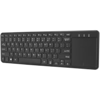 Clavier - Sans fil Connectivité - USB Interface - Pavé tactile - Anglais (USA) - Noir Adesso - Sans fil Connectivité - RF - 30 pi (9144 mm) - 2.40 GHz - USB Interface - 78 Touche(s) - Touche Windows Raccourci-clavier(s) - Anglais (USA) - Ordinateur - Pavé tactile - Window