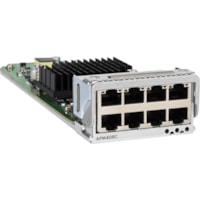 Netgear 8x100M/1G/2.5G/5G/10GBASE-T Port Card - For Data Networking - 8 x RJ-45 10GBase-T LAN - Twisted Pair10 Gigabit Ethernet, 2.5 Gigabit Ethernet, 5 Gigabit Ethernet, Gigabit Ethernet - 10GBase-T, 5GBase-T, 2.5GBase-T, 1000Base-T0.10 km Maximum Distance