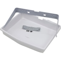 Ergotron SV Front Tray - 5.90 kg Weight Capacity x 16.4" Width x 13" Depth x 3" Height - Plastic, Steel - White, Gray