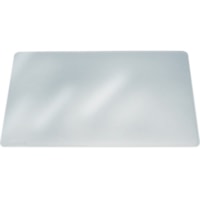 DURABLE Duraglas Desk Pad - 21" (533.40 mm) Width x 15.50000" (393.70 mm) Depth - Polyvinyl Chloride (PVC) - Transparent