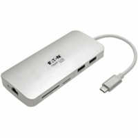 Station d'accueil U442-DOCK11-S USB Type C pour Notebook/Tablette/Téléphone portable - 60 W - Tripp Lite by Eaton - pour Notebook/Tablette/Téléphone portable - 60 W - USB Type C - 2 x Ports USB - Réseasu (RJ-45) - 1 x Ports HDMI - HDMI - Thunderbolt - Filaire