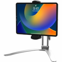 CTA Digital Multi-Flex Tablet Stand and Mount for 7-13 Inch Tablets, including iPad 10.2-inch (7th/ 8th/ 9th Generation) - 1 Display(s) Supported - 7" to 13" Screen Support - Aluminum