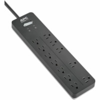 APC by Schneider Electric SurgeArrest Home/Office 12-Outlet Surge Suppressor/Protector - NEMA 5-15P - 2160 J - 120 V Input - 120 V AC Output - 6 ft (1.83 m)