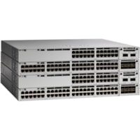 Cisco Catalyst 9300-48P-E Switch - 48 Ports - Manageable - Gigabit Ethernet - 10/100/1000Base-T - 2 Layer Supported - Twisted Pair - Rack-mountable - Lifetime Limited Warranty