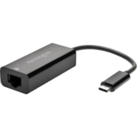 Kensington CA1100E USB-C to Ethernet Adapter - USB Type C - 1 Gbit/s Data Transfer Rate - 1 Port(s) - 1 - Twisted Pair - 10/100/1000Base-T - Plug-in Module