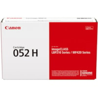 Canon 052H Original High Yield Laser Toner Cartridge - Single Pack - Black Pack - 9200 Pages