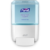 Distributeur de savon/désinfectant PURELL® - Manuel - 1,27 quart (1200 mL) Capacité - Mécanisme de verrouillage, Résistants, Fixation Murale - Blanc - 1 chaque