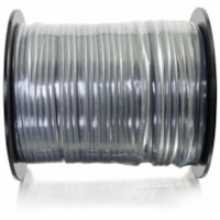 C2G 500ft (152.4m) 28AWG 4-Conductor Silver Satin Modular Flat Telephone Cable Reel - 500 ft (152.40 m) Bare Wire Phone Cable for Telephone, Phone, Modem - Standard Non-rated - 28 AWG - Silver Satin