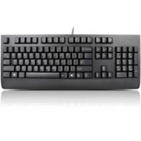 Lenovo USB Keyboard Black French 189 - Cable Connectivity - USB Interface - French - Desktop Computer, Notebook - Rubber Dome Keyswitch - Black