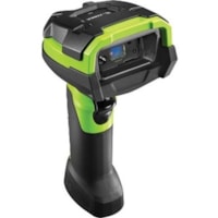 Zebra DS3678-DP Handheld Barcode Scanner - Wireless Connectivity - 1D, 2D - Imager - Bluetooth - Keyboard Wedge - Black, Industrial Green