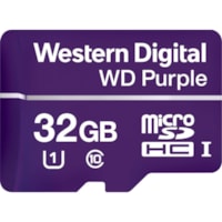 microSDHC Purple WDD032G1P0A 32 Go Classe 10/UHS-I (U1) Western Digital - 100 Mo/s Lecture - 60 Mo/sSpaceEcriture - 3 Année Garantie